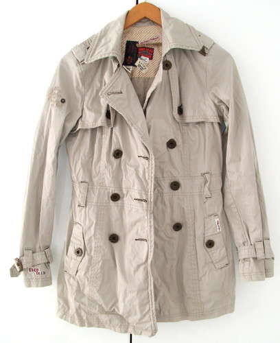Khujo trenchcoat jacke m - jacke, gr.