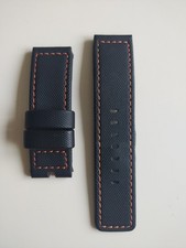Steinhart Uhrband für Triton 24mm Nylon Top Zustand Schwarz