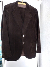 Vintage Herren Anzug Samt