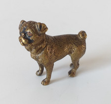 Wiener Bronze Mops Hund farbig