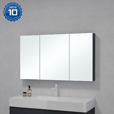 doporro Spiegelschrank Wandschrank Wandspiegel 60/80/100/120x70cm Weiß/Anthrazit