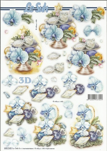 Stanzbogen - 3d-,