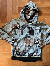 Hoodie selbstgenäht Wildlife Lillestoff 8 Jahre 128