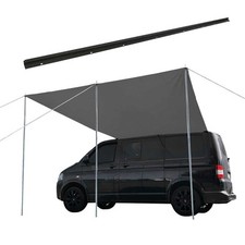 Sonnensegel Kederschiene Vorzelt Satz für VW T7 Transporter Caravelle L2 Schwarz