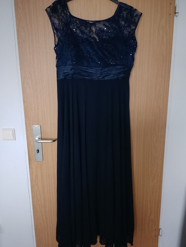Dunkelblaues abendkleid - dunkelblaues,