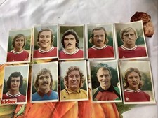 10 Fußball Sammelbilder aus Bergmann Album 74/75 Gebraucht 1. FC Köln