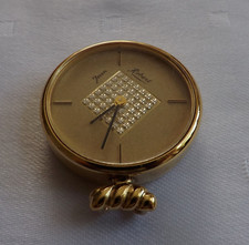 Damen Anhänger Taschenuhr, Jean Robert, vergoldet, Handaufzug 50/60iger Jahre