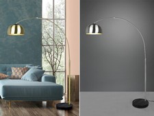 Moderne stehlampe gebogen - stehlampe,