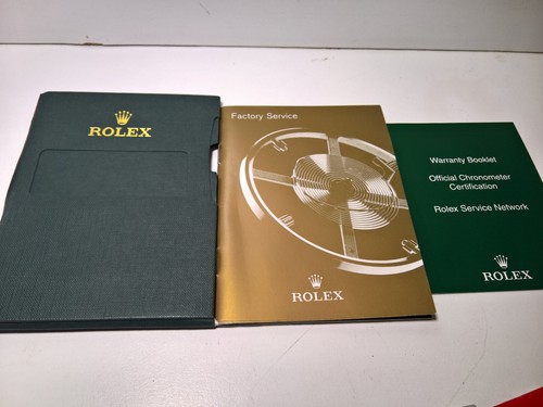 Ultra rare rolex serviceheft - rolex,