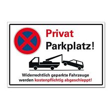 Privatparkplatz Parkverbot