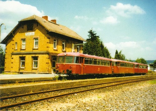 Postkarte schienenbusse - postkarte:,