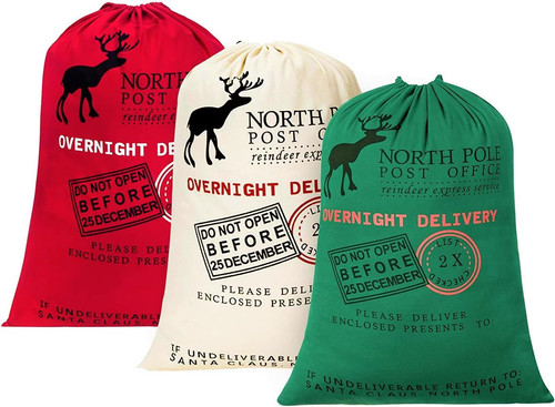 3pcs weihnachtsmann sack - 3pcs,