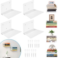 4er Schwebende Bücherregale