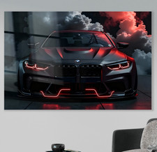 Bmw fahrzeug kunst - kunst,, wandbild