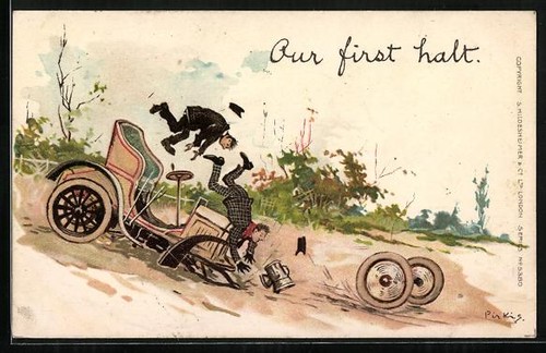 Autofahrer haben ihren - ak,