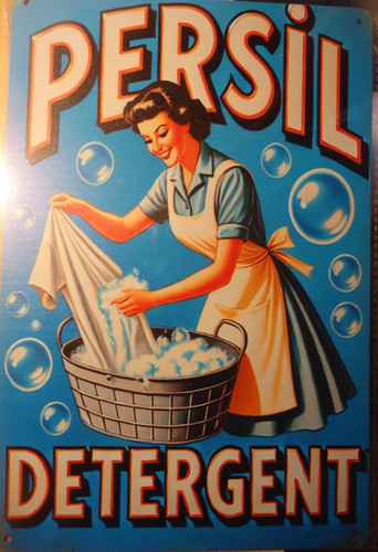 Persil waschmittel retro - waschmittel,