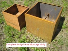 Edelrost pflanzgefäß - edelrost,