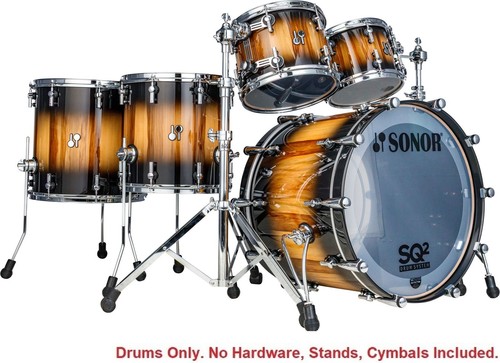 Sonor sq2 black - burst, lacquer