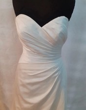 Wed2be Anna Sorrano weiß elfenbein Dolce Fischschwanz Brautkleid Größe 10