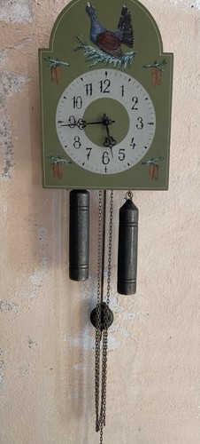 Alte antike holzuhr wanduhr - alte,