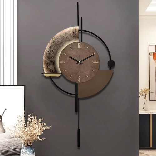 Moderne wanduhr aus mdf - aus, und