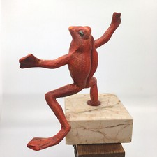Frosch Skulptur * USA * Bronze