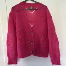 Off&Co Strickjacke Von LODENFREY - Aus München / Mohair-Polyamid/Pink
