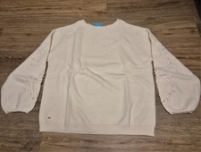 Damen Pullover Creme farbend