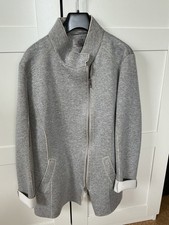 FUCHS SCHMITT Reißverschluss Damen Jacke  Gr. 42  Farbe grau Viskose / Elastan