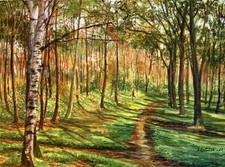 Aquarellbild Original 40x30