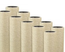 12 cm Deluxe-Sisalstamm mit 8