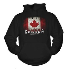 Canada Flag Fahne Flagge Kanada Indianer -Sea to Sea-  Hoodie Kapuzensweat S-4XL