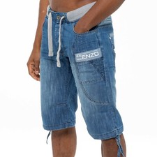 Enzo Herren Denim Shorts