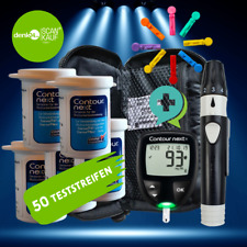  50 Teststreifen Sensoren + Contour next mg/dL |Farbanzeige⭐⭐⭐⭐⭐