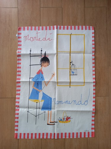 Vintage geschirrtuch - vintage,