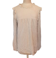 Damen Bluse Grau-Weiß