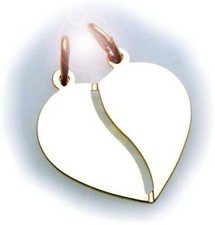 Partner Anhänger Herz Gold