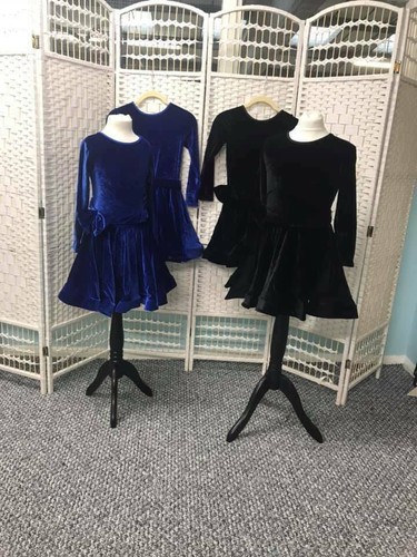 Samt latein tanzkleid - latein,