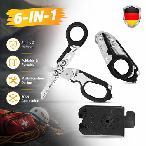 Rettungsschere 1 trauma - 6-in-1,