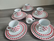 Kahla Porzellan mit Herz-Dekor