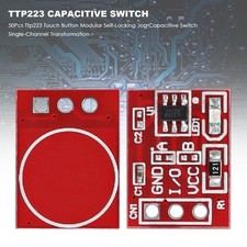 TTP223 Kapazitiver Schalter Mikrokapazitiver Schalter Rot Touch -Taste Modular