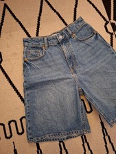 NEU H&M Jeansshorts Hotpants Bermuda 34/36/XS outdoor clean öko boho hippie zar