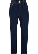 Stretch-Mom-Jeans Gr. 44 Darkblue Stone Used Damenjeans Hose Pants Neu