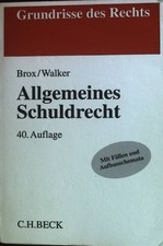 Allgemeines Schuldrecht