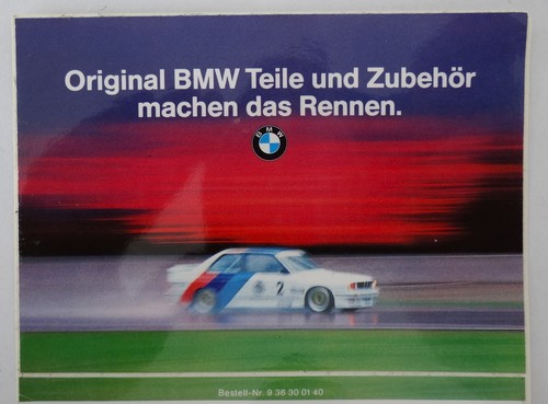 Werbe aufkleber bmw original - werbe-aufkleber,