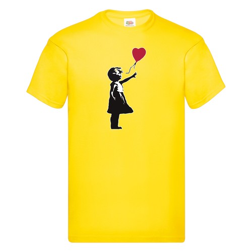 Shirt banksy love fly - t-shirt,