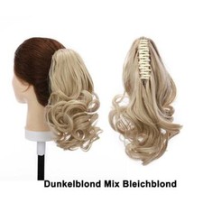 Klammer on Haarteil Zopf