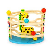 Kugelbahn giraffe rollbahn aus - rollbahn,
