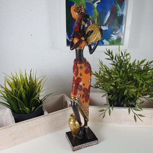 Afrikanische dekofigur frau - afrikanische,