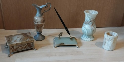 Schreibtischset aus marmor - schreibtischset,